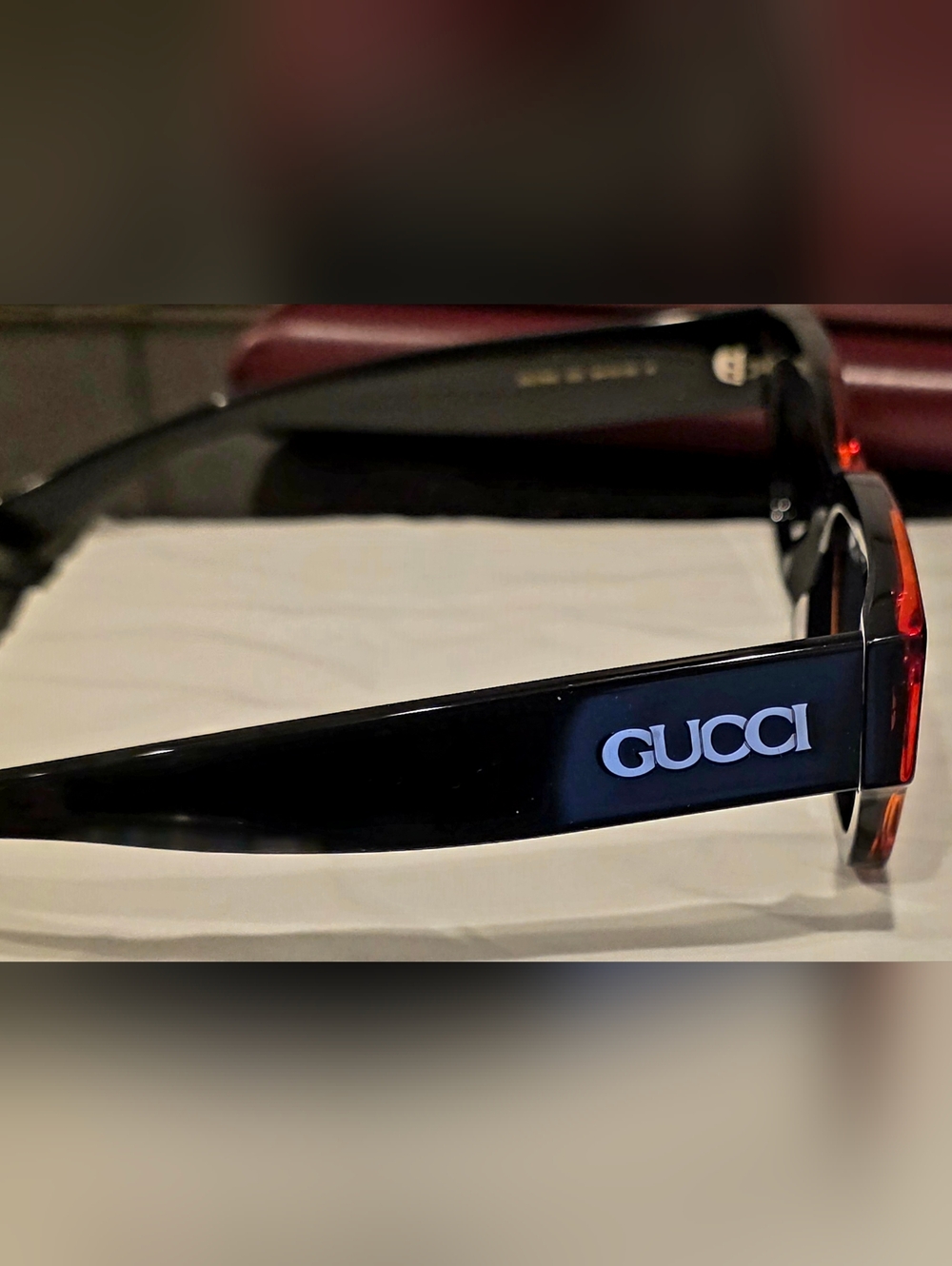 Gucci Blue Pilot Men's Sunglasses - Picture 6 of 10